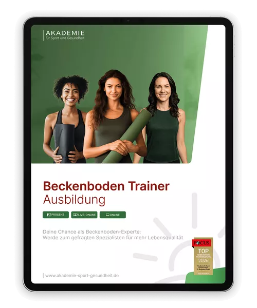 Informationsbroschüre beckenboden-trainer Ausbildung