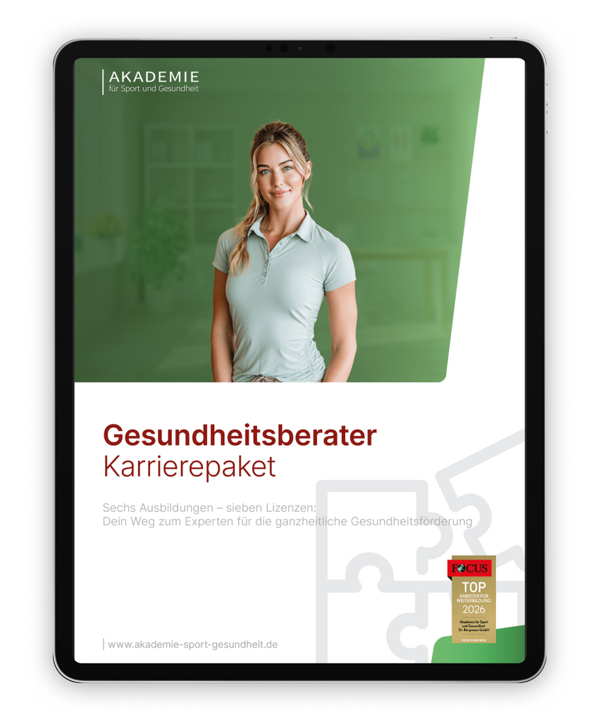 Informationsbroschüre Gesundheitsberater Ausbildung