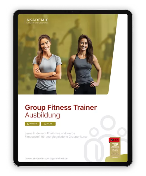 Informationsbroschüre group-fitness-trainer Ausbildung