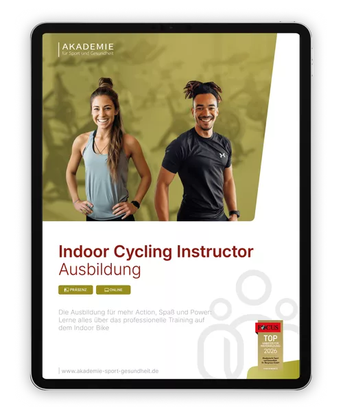 Informationsbroschüre indoor-cycling-instructor Ausbildung