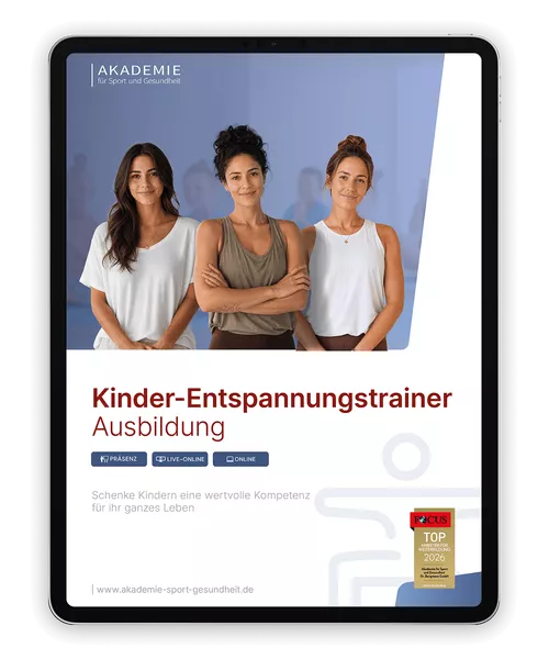 Informationsbroschüre kinder-entspannungstrainer Ausbildung