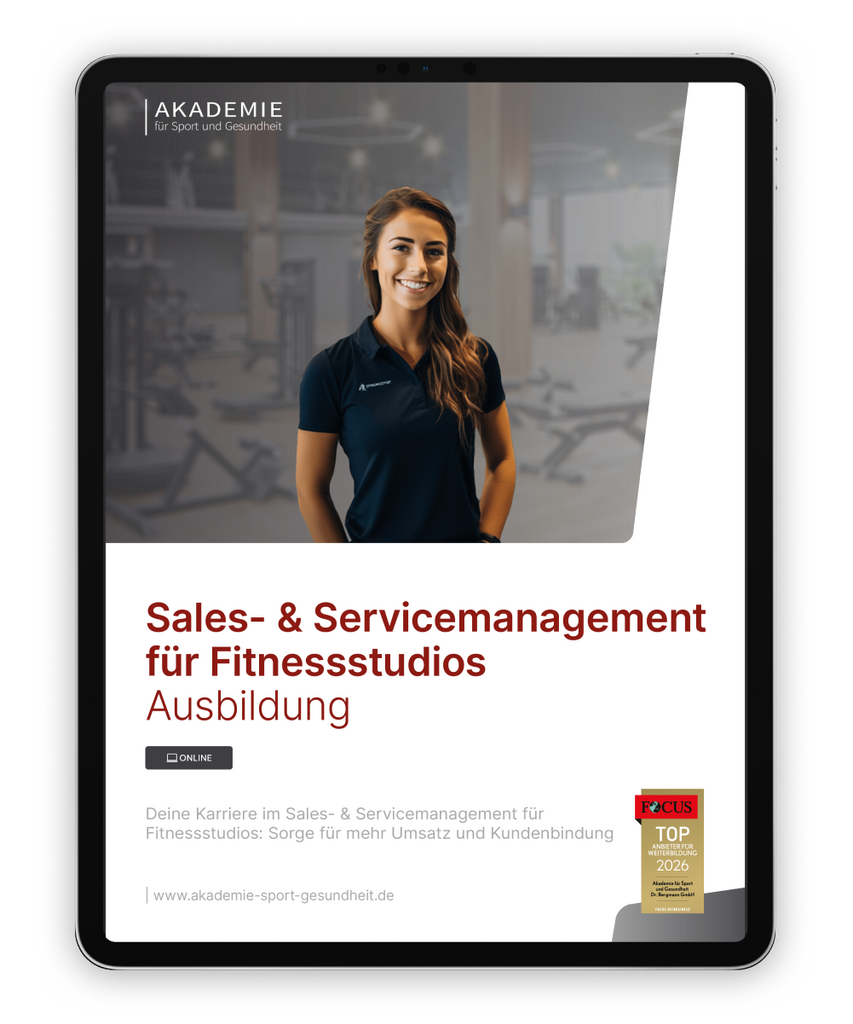 Informationsbroschüre sales-und-servicemanagement-fuer-fitnessstudios Ausbildung