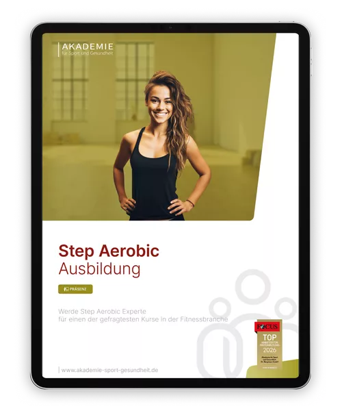 Informationsbroschüre step-aerobic-trainer Ausbildung