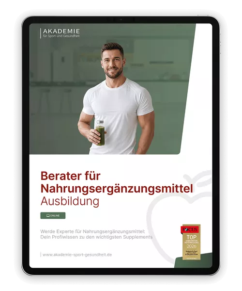 Informationsbroschüre berater-fuer-nahrungsergaenzungsmittel Ausbildung