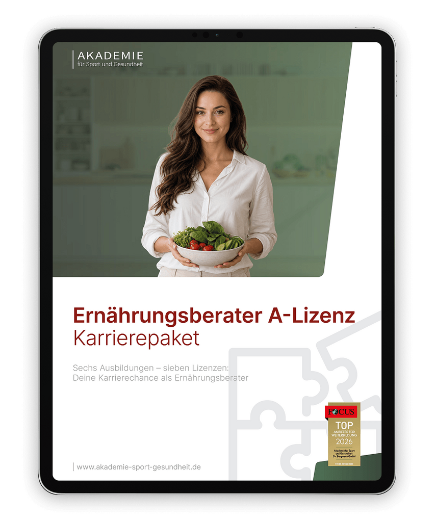 Informationsbroschüre Ernährungsberater A-Lizenz Ausbildung