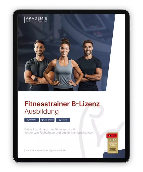 Informationsbroschüre fitnesstrainer-b-lizenz Ausbildung