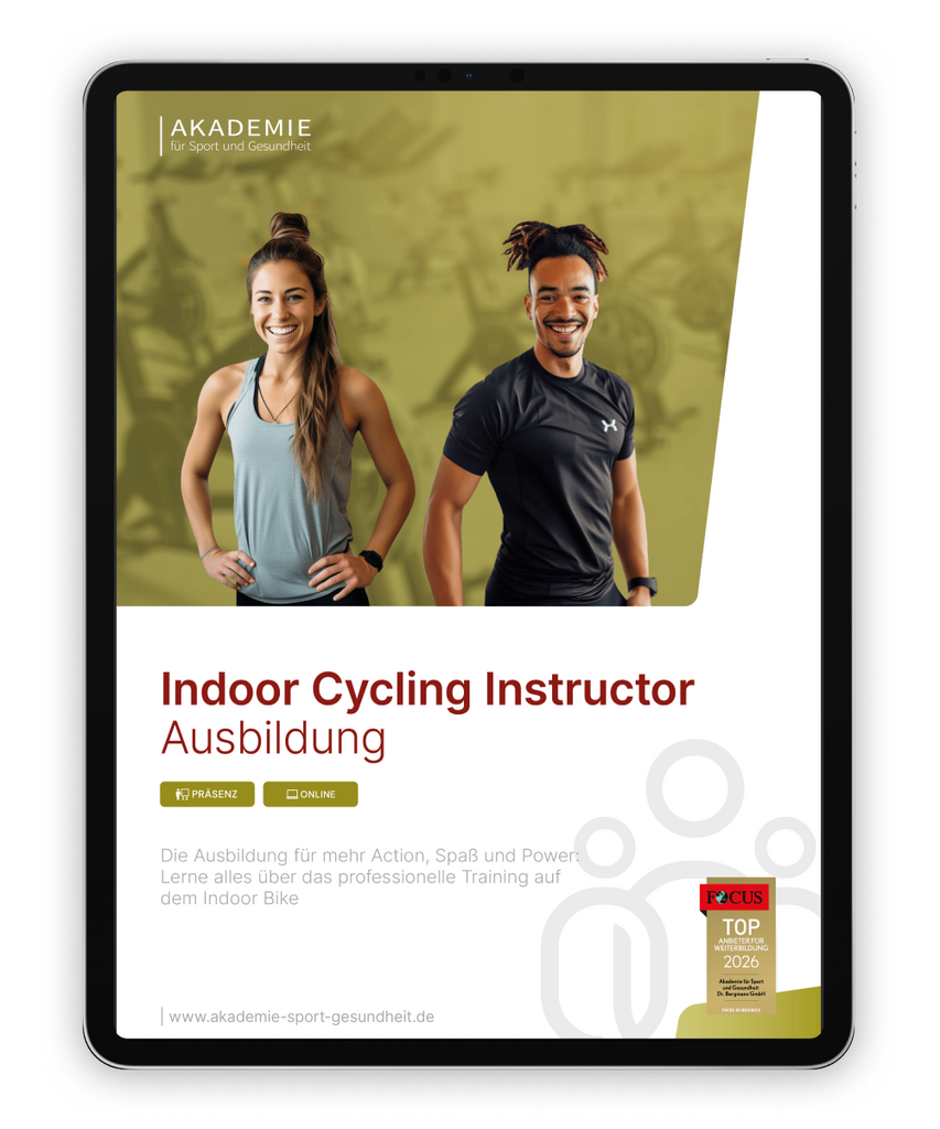 Informationsbroschüre indoor-cycling-instructor Ausbildung