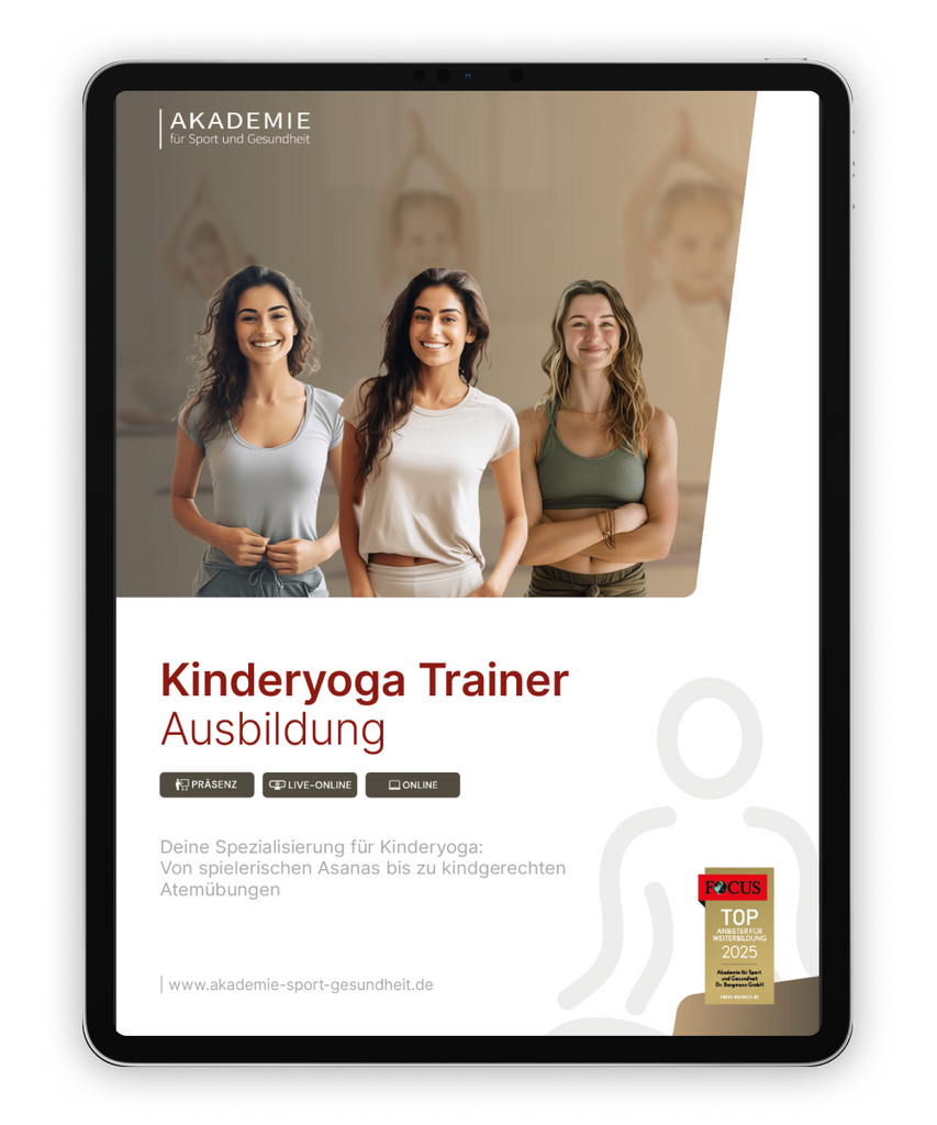 Informationsbroschüre kinderyoga-trainer Ausbildung