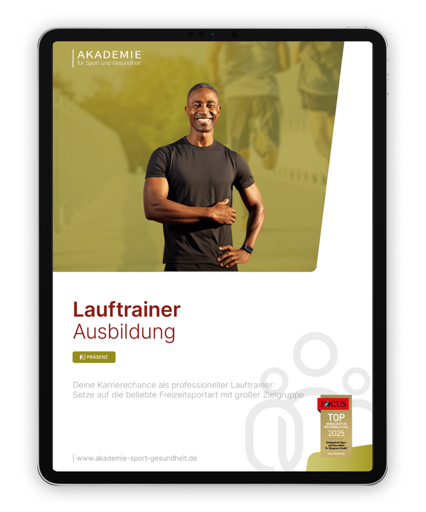 Informationsbroschüre lauftrainer Ausbildung