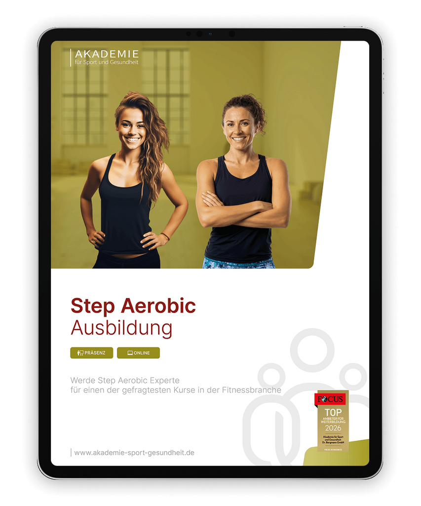 Informationsbroschüre step-aerobic-trainer Ausbildung