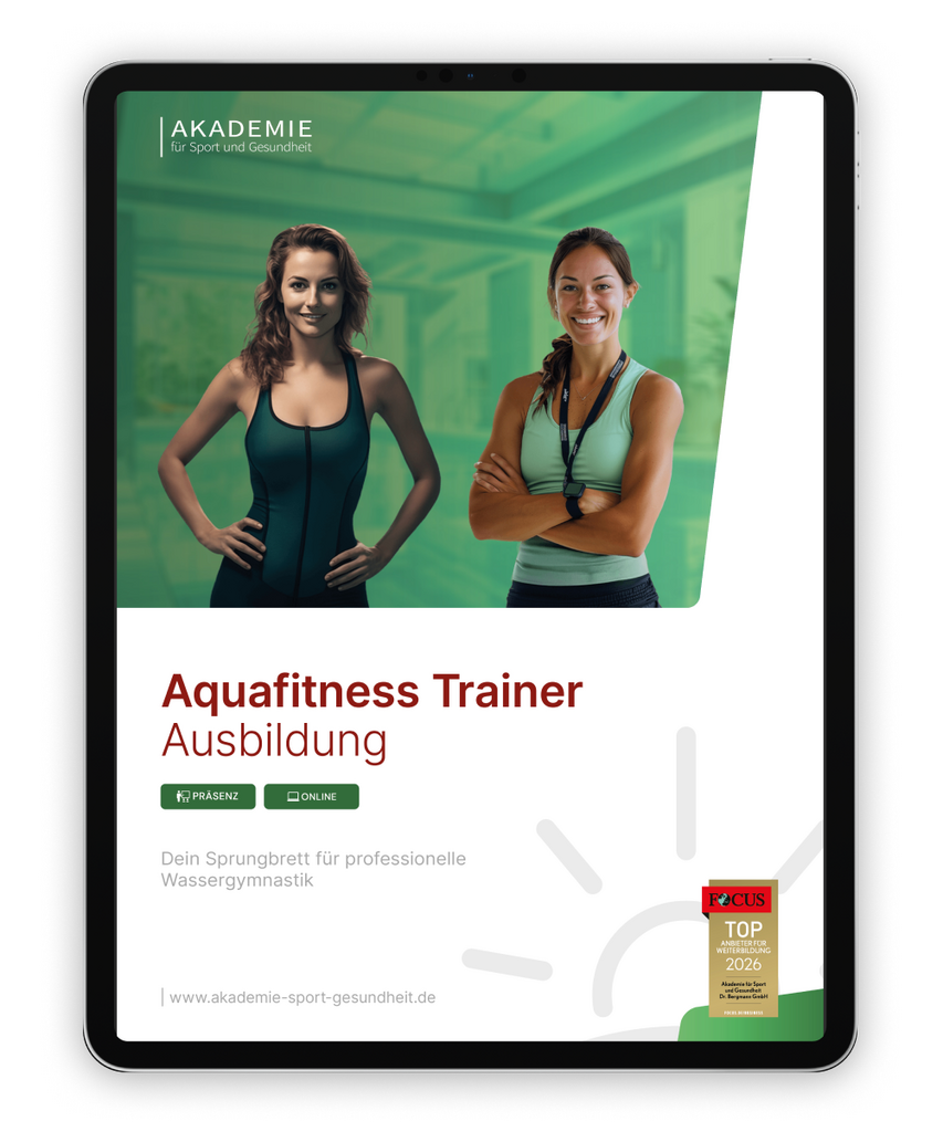 Informationsbroschüre aquafitness-trainer Ausbildung