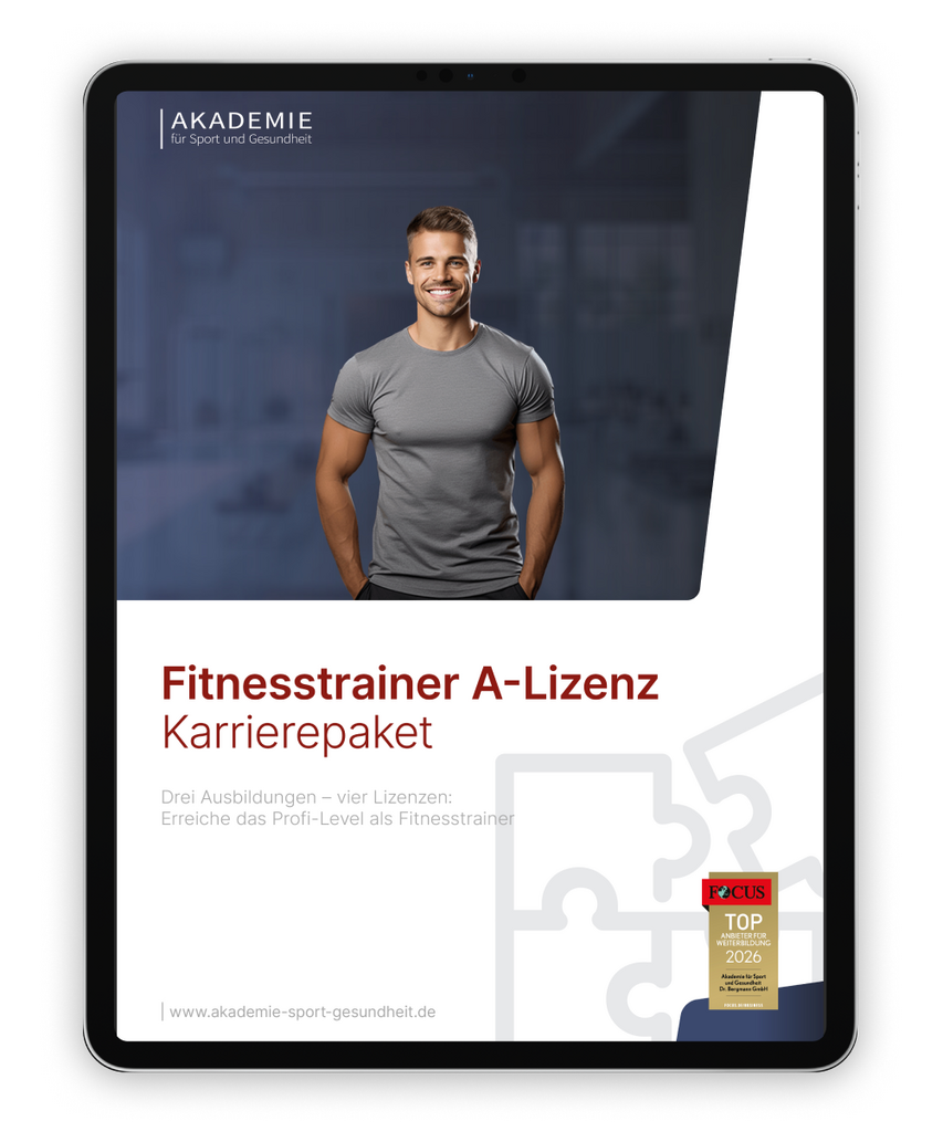 Informationsbroschüre fitnesstrainer-a-lizenz Ausbildung