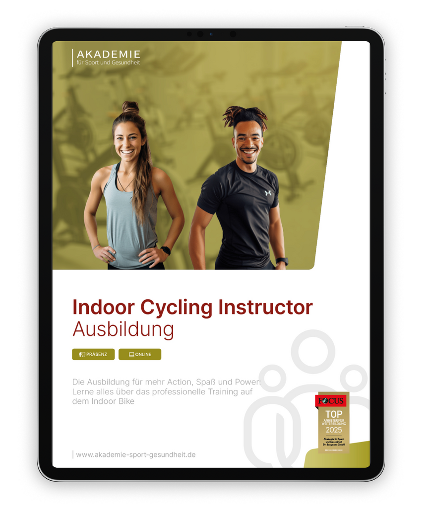 Informationsbroschüre indoor-cycling-instructor Ausbildung