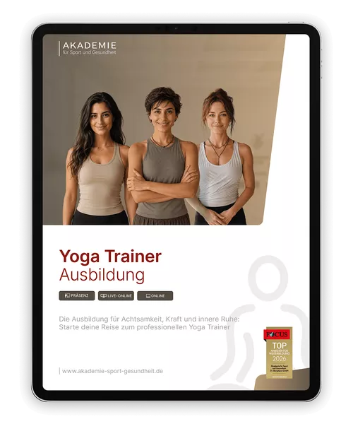 Informationsbroschüre Yoga Trainer Ausbildung