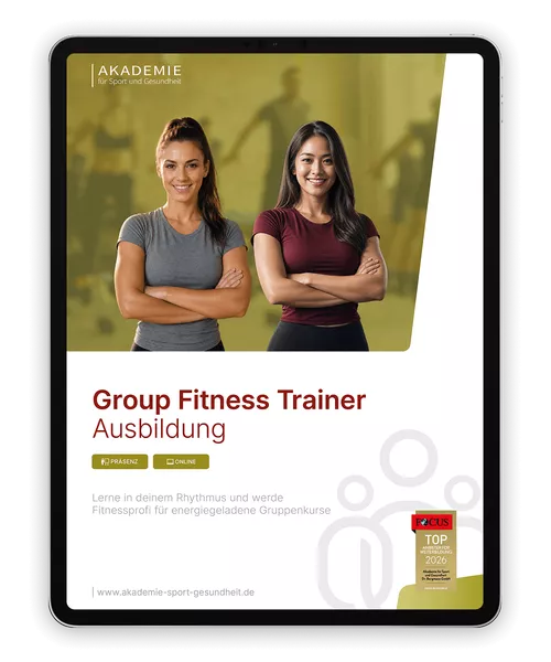 Informationsbroschüre group-fitness-trainer Ausbildung