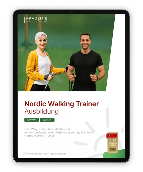 Informationsbroschüre nordic-walking-trainer Ausbildung