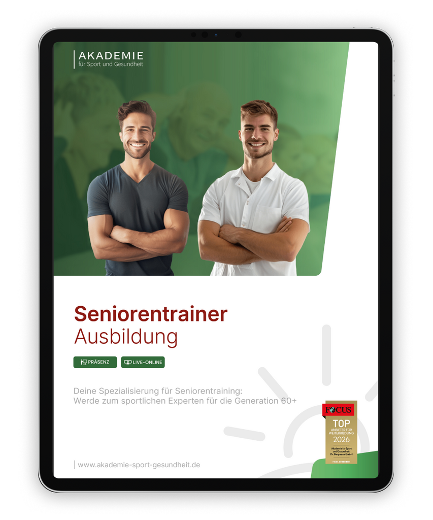 Informationsbroschüre seniorentrainer Ausbildung