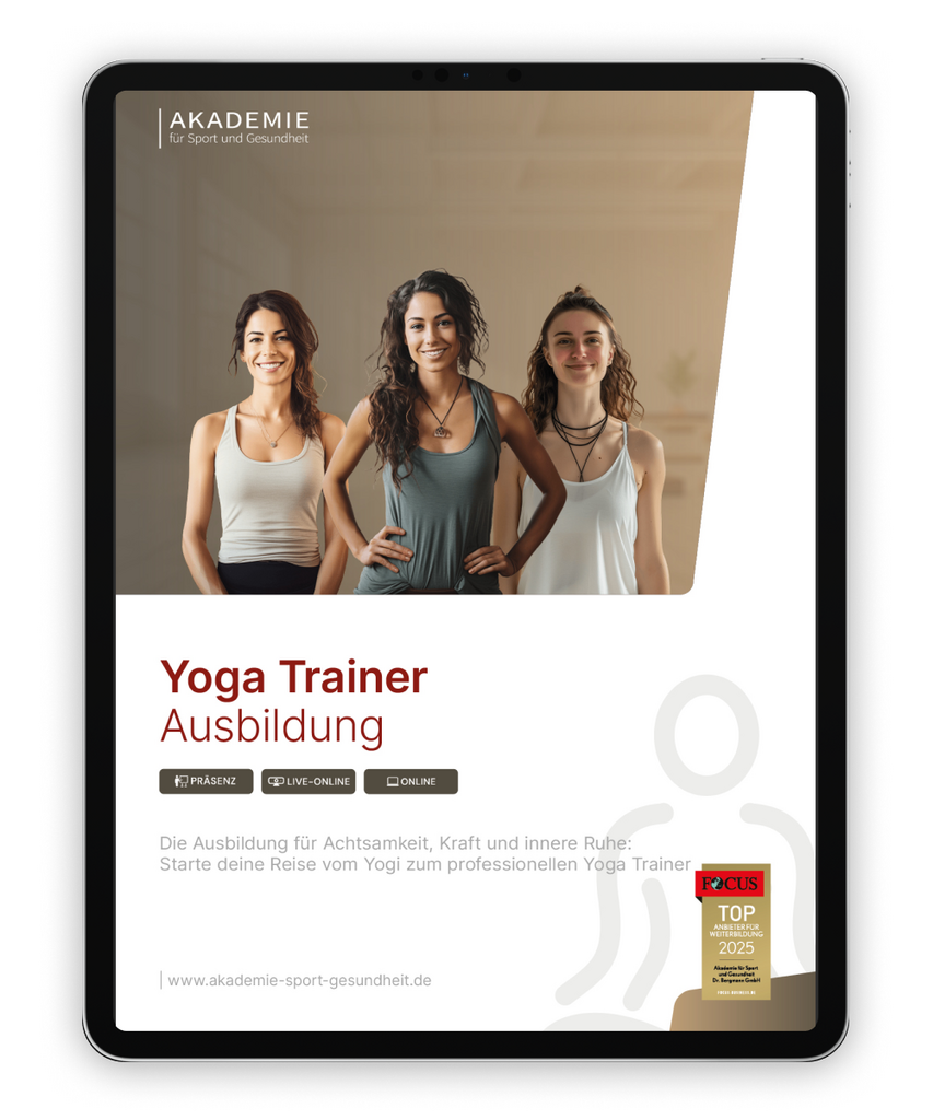 Informationsbroschüre Yoga Trainer Ausbildung