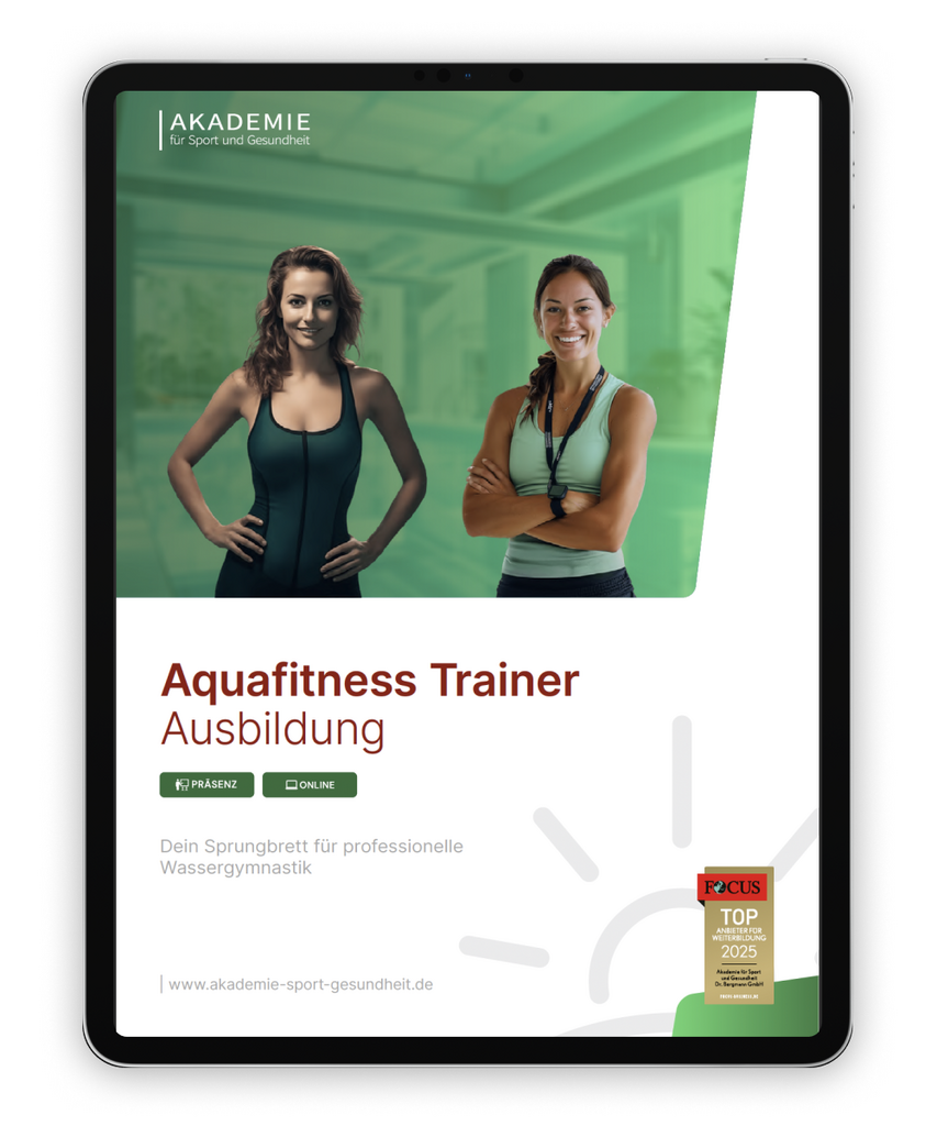 Informationsbroschüre aquafitness-trainer Ausbildung