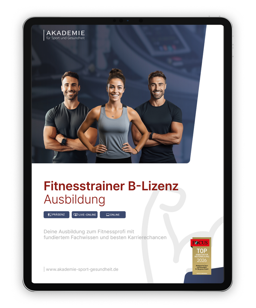 Informationsbroschüre fitnesstrainer-b-lizenz Ausbildung