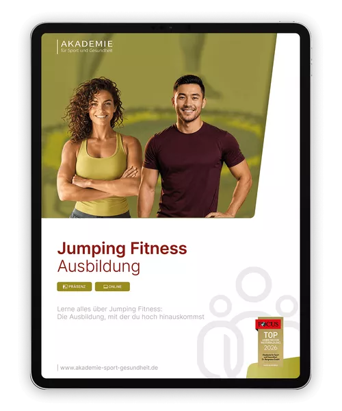 Informationsbroschüre jumping-fitness Ausbildung