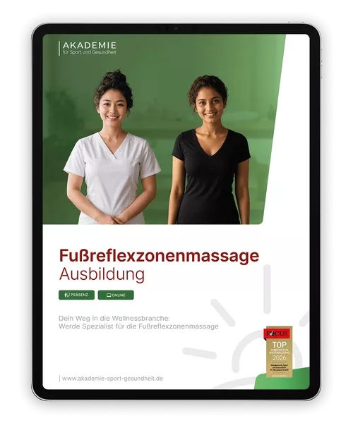 Informationsbroschüre fussreflexzonenmassage Ausbildung