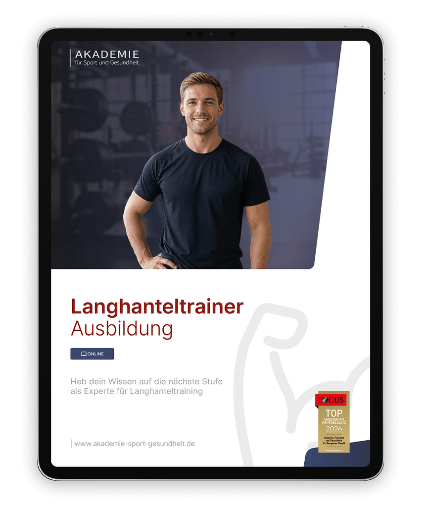 Informationsbroschüre langhanteltrainer Ausbildung