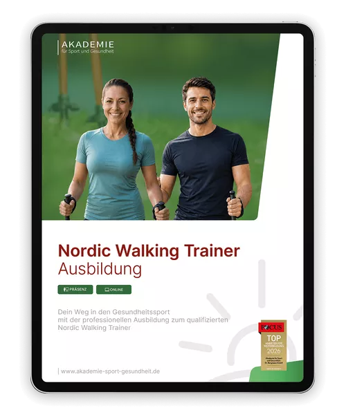 Informationsbroschüre nordic-walking-trainer Ausbildung