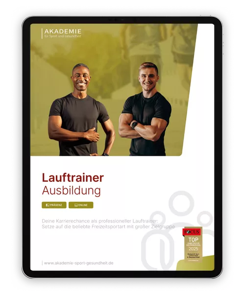Informationsbroschüre lauftrainer Ausbildung