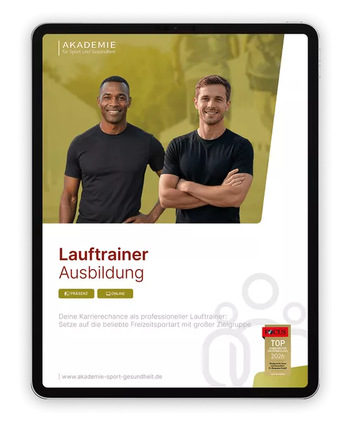 Informationsbroschüre lauftrainer Ausbildung