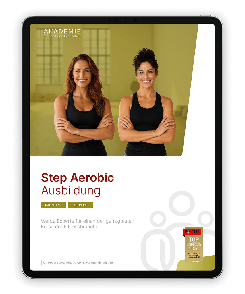 Informationsbroschüre step-aerobic-trainer Ausbildung