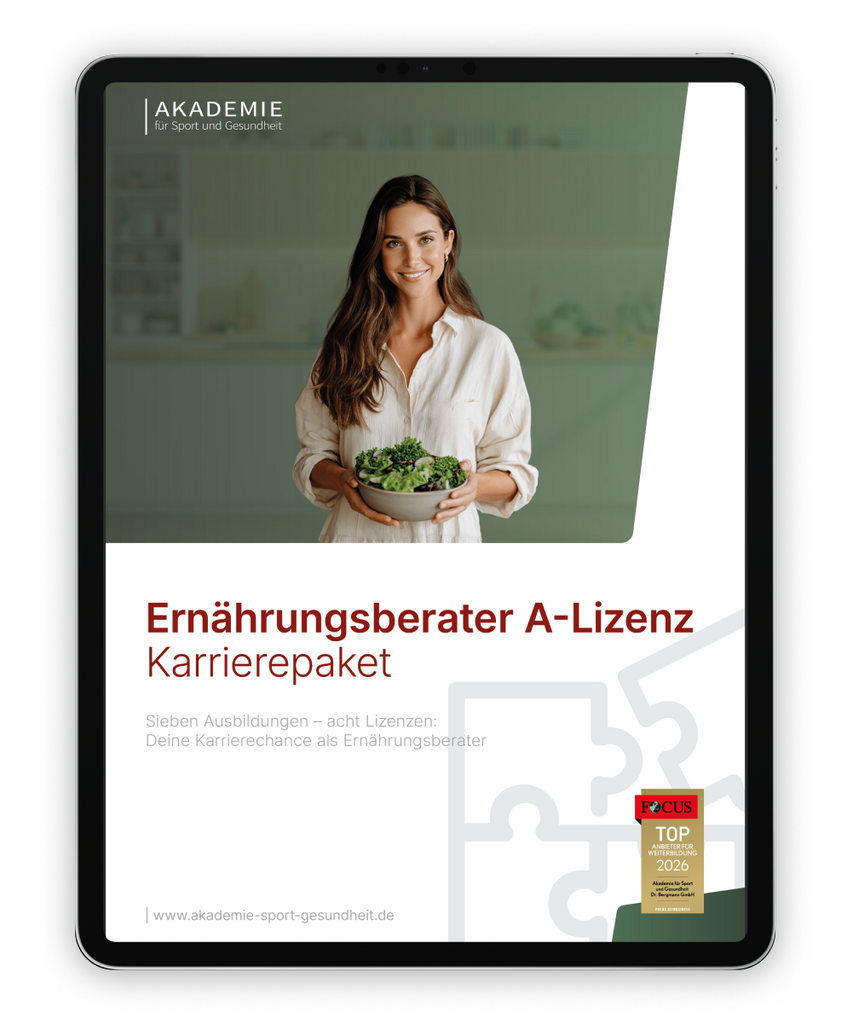 Informationsbroschüre Ernährungsberater A-Lizenz Ausbildung