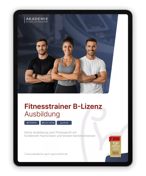 Informationsbroschüre fitnesstrainer-b-lizenz Ausbildung