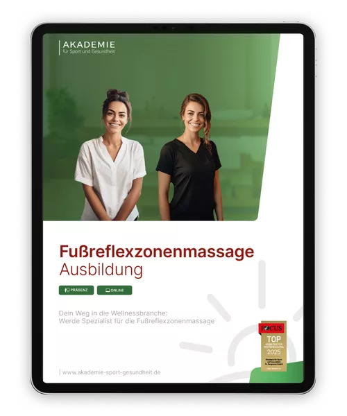 Informationsbroschüre fussreflexzonenmassage Ausbildung