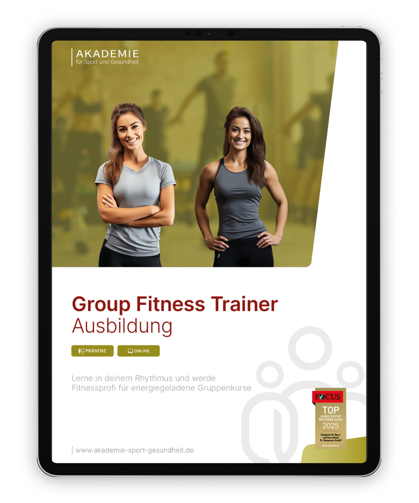 Informationsbroschüre group-fitness-trainer Ausbildung