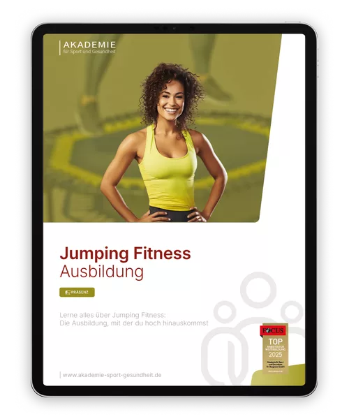 Informationsbroschüre jumping-fitness Ausbildung
