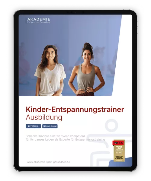 Informationsbroschüre kinder-entspannungstrainer Ausbildung