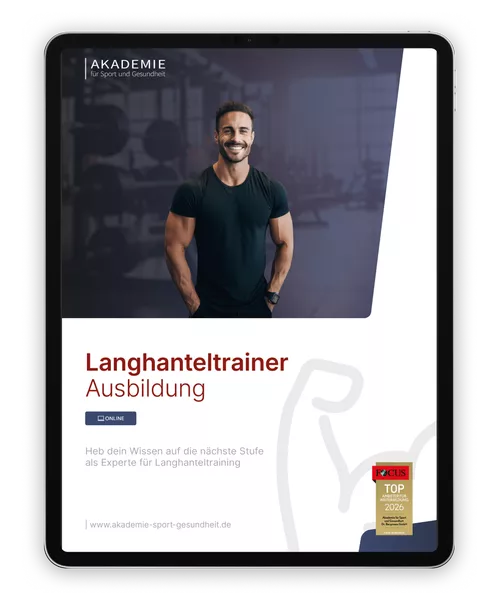 Informationsbroschüre langhanteltrainer Ausbildung