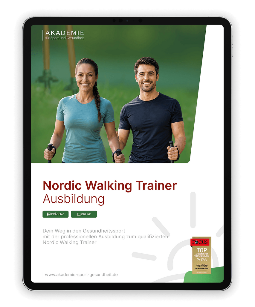 Informationsbroschüre nordic-walking-trainer Ausbildung