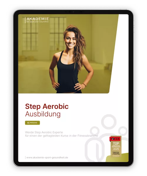 Informationsbroschüre step-aerobic-trainer Ausbildung