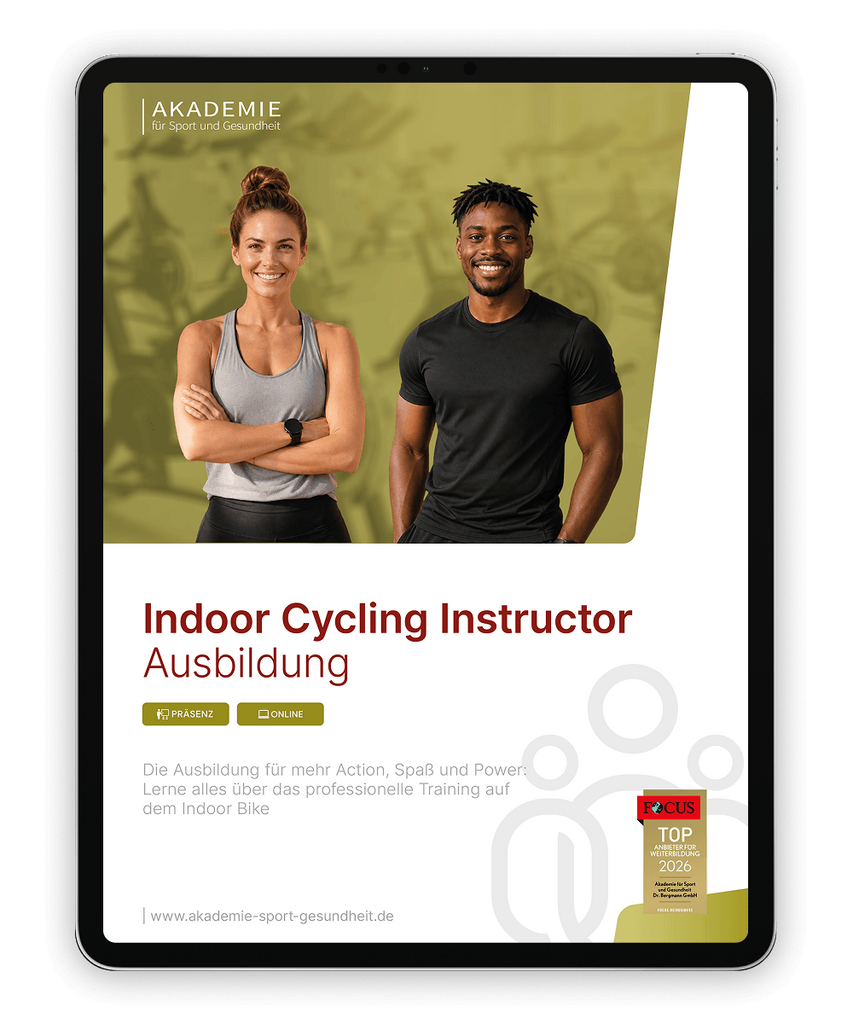 Informationsbroschüre indoor-cycling-instructor Ausbildung