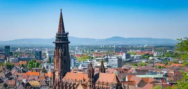 Blick auf die Stadt Freiburg