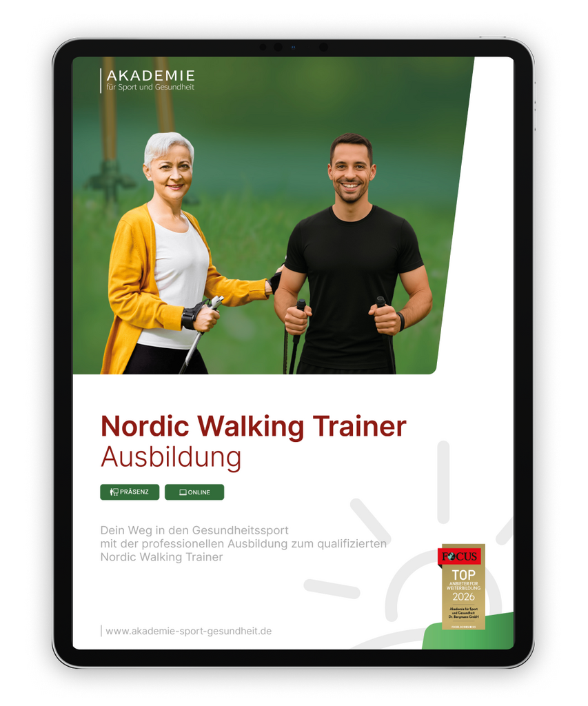 Informationsbroschüre nordic-walking-trainer Ausbildung