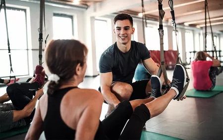 Fitnesstrainer B-Lizenz Ausbildung Beschreibungsbild