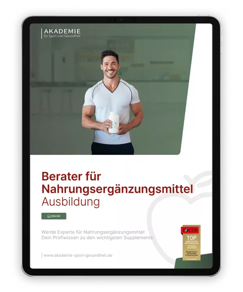 Informationsbroschüre berater-fuer-nahrungsergaenzungsmittel Ausbildung