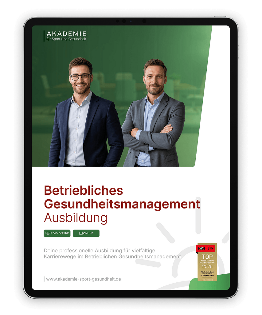 Informationsbroschüre betriebliches-gesundheitsmanagement Ausbildung