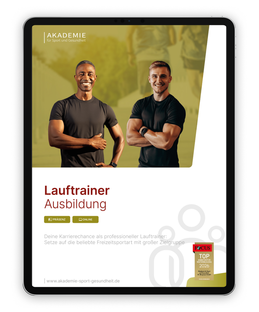 Informationsbroschüre lauftrainer Ausbildung