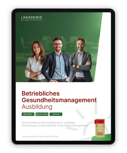 Informationsbroschüre betriebliches-gesundheitsmanagement Ausbildung