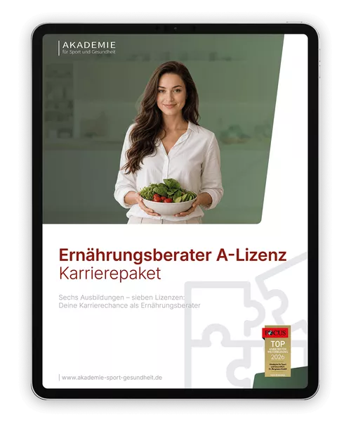 Informationsbroschüre Ernährungsberater A-Lizenz Ausbildung