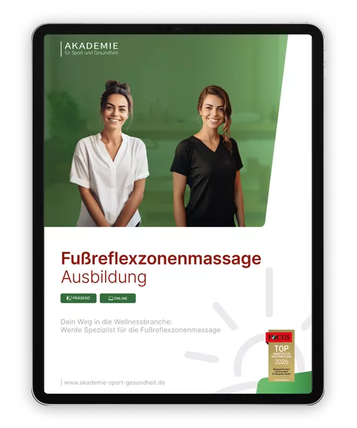 Informationsbroschüre fussreflexzonenmassage Ausbildung